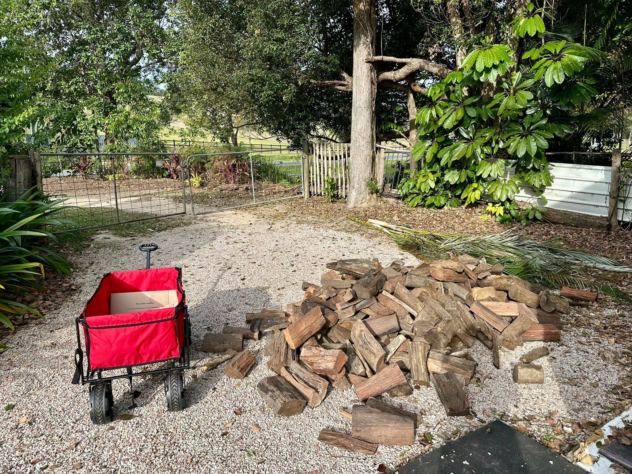 I used to go the Gym. Now I stack firewood