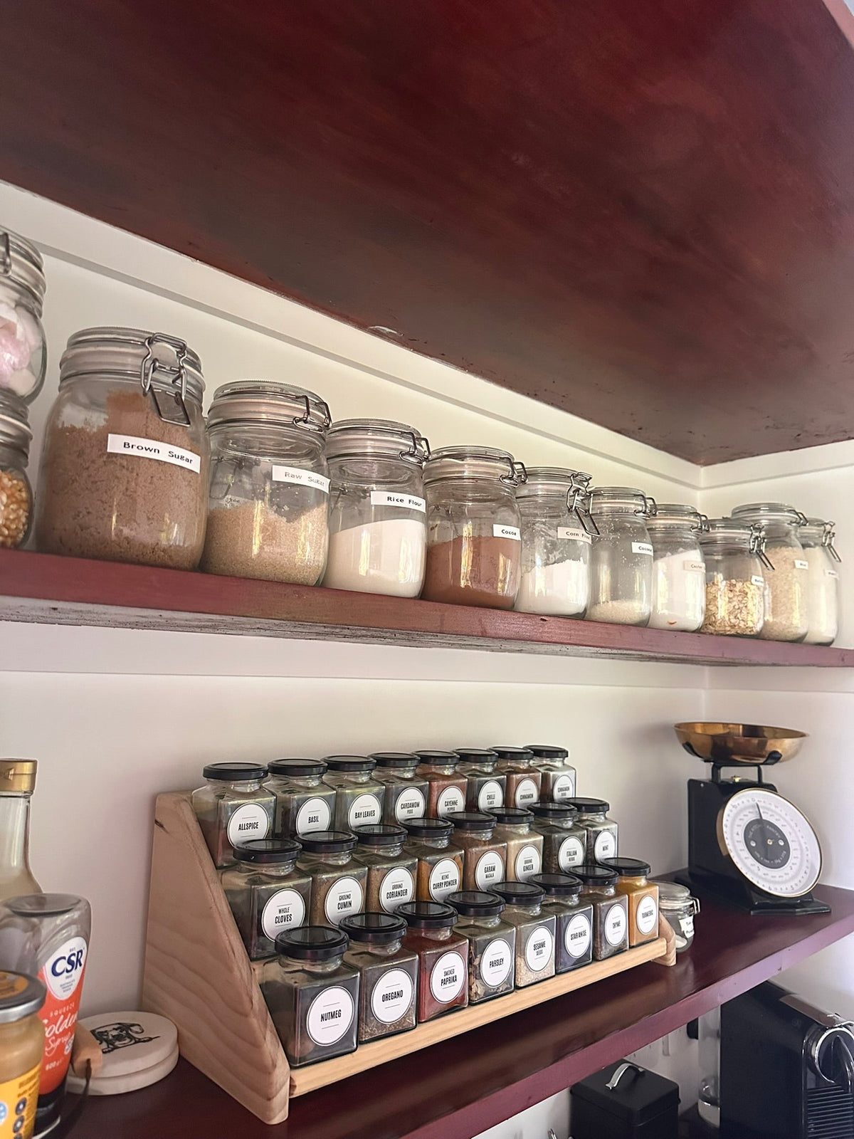 Well organised pantry 