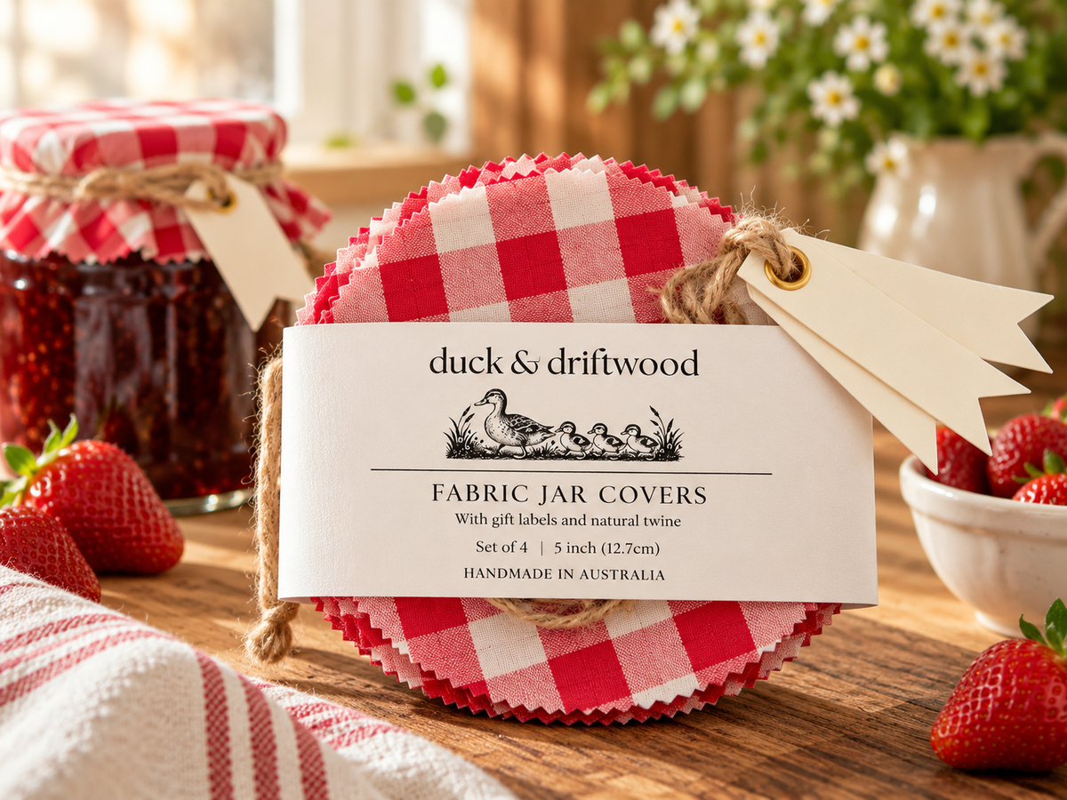 Fabric  Jar Covers