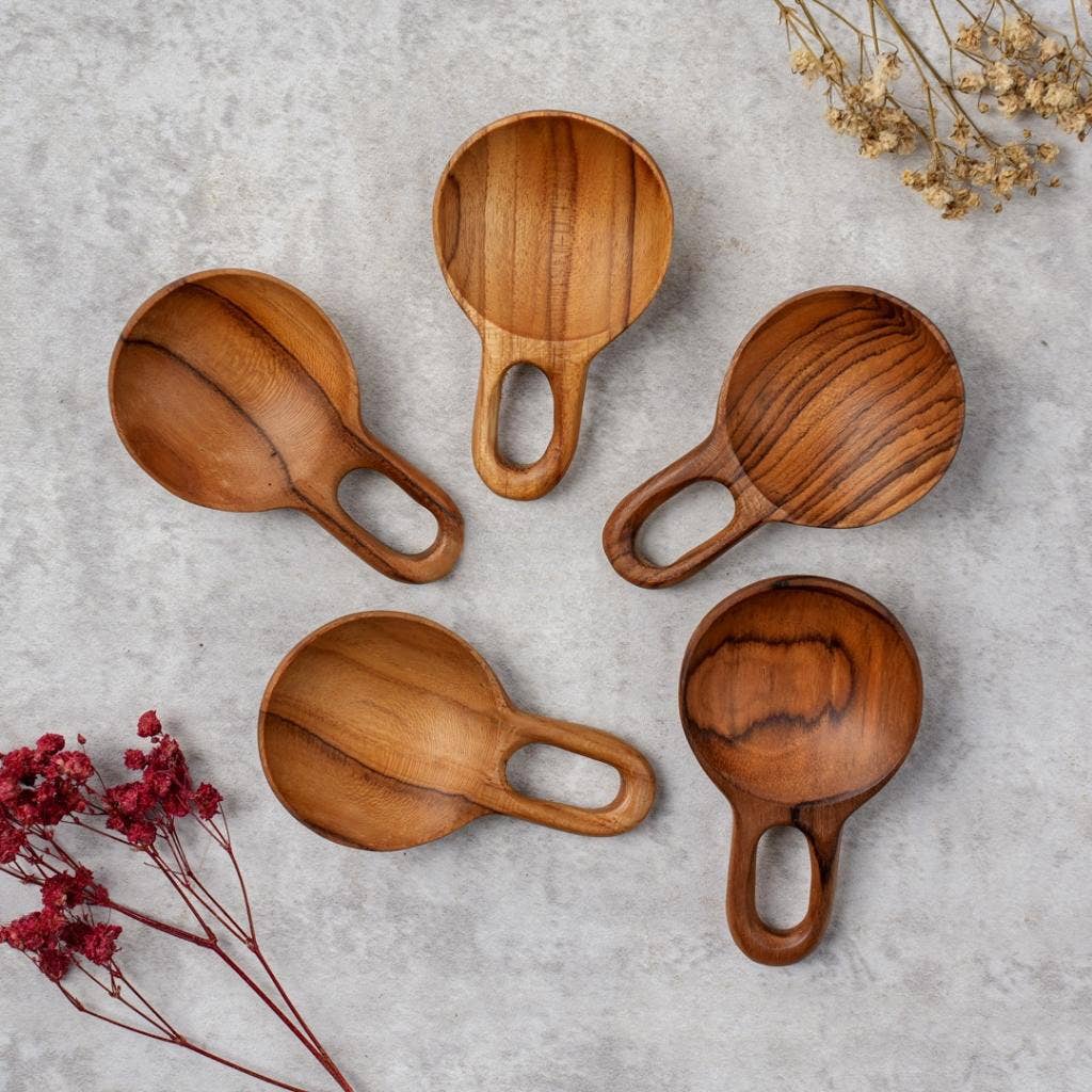Wooden Kitchen Scoops