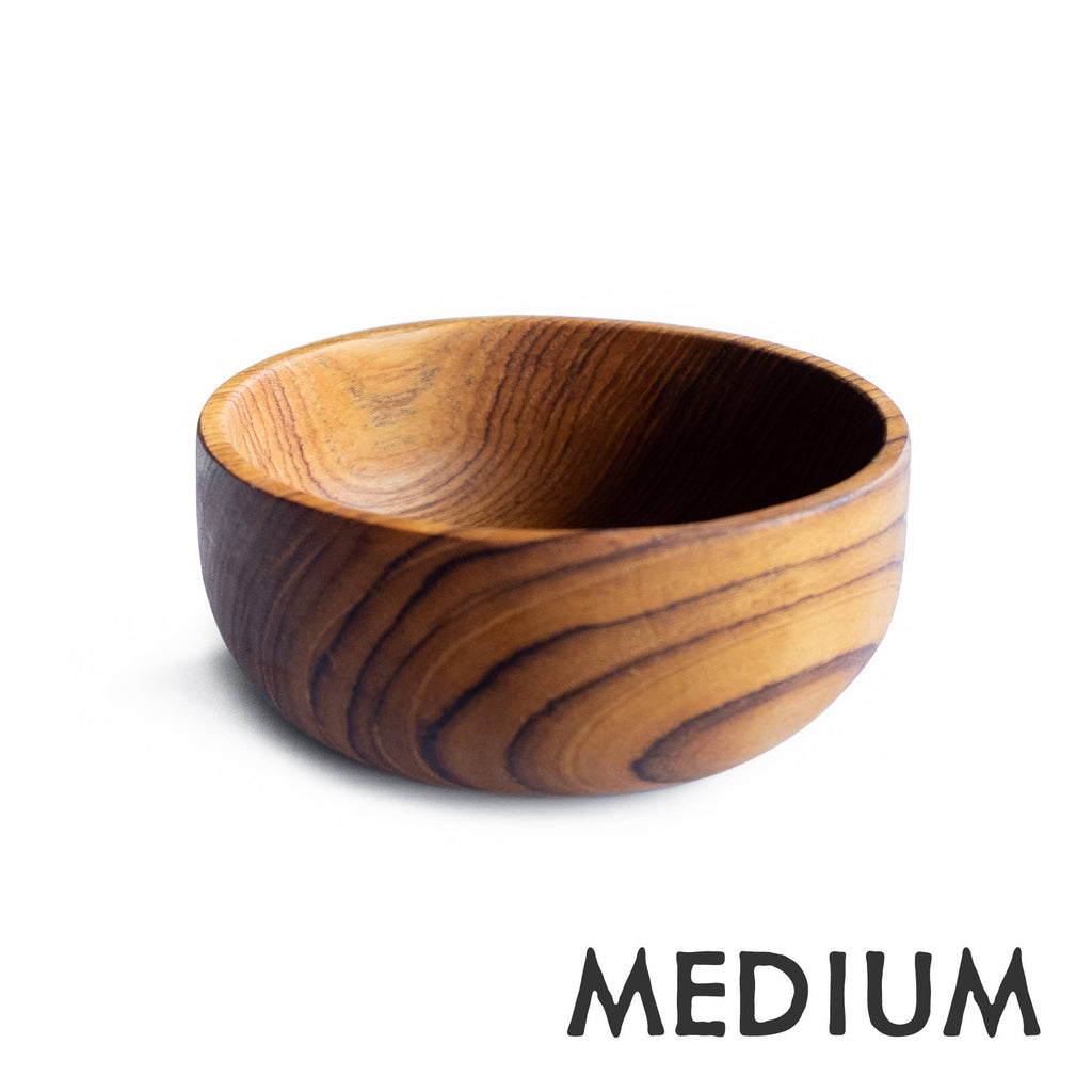 Teak Wooden Bowl Set | Set of 3