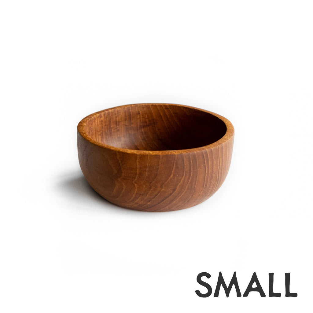 Teak Wooden Bowl Set | Set of 3