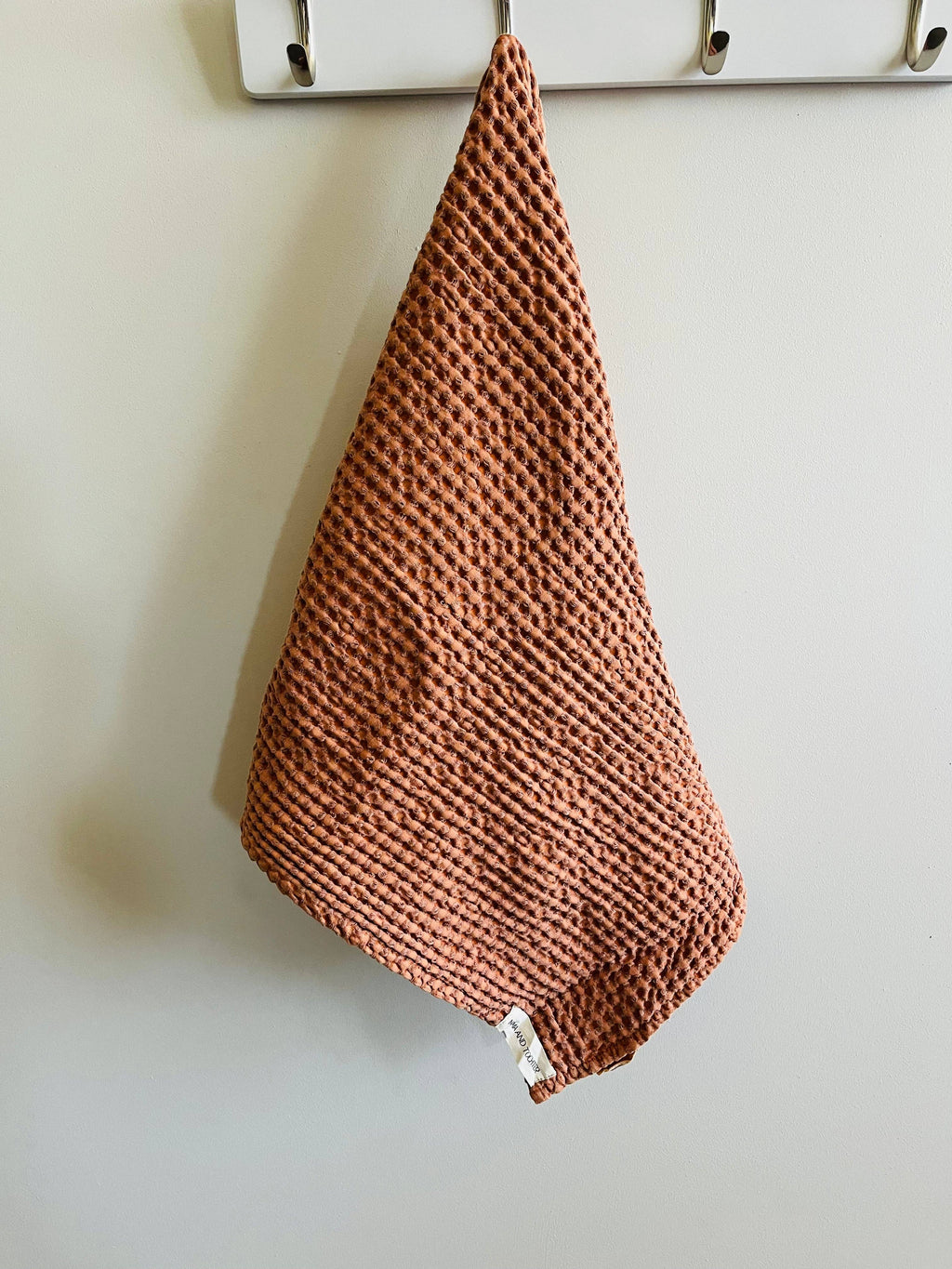 Tea Towel | Organic Cotton Rustic Waffle - Terracotta