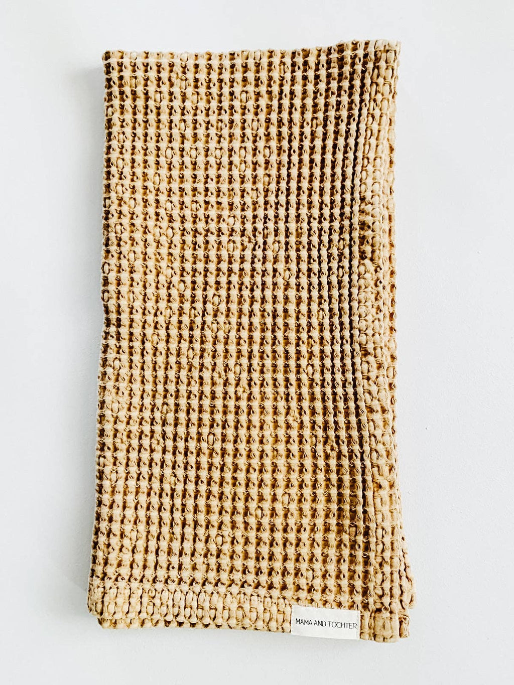 Tea Towel | Organic Cotton Rustic Waffle - Light Rust