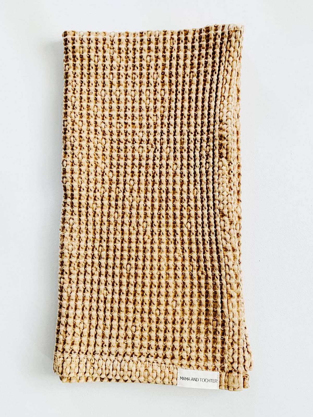 Tea Towel | Organic Cotton Rustic Waffle - Light Rust