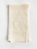 Tea Towel | 100% Organic Cotton Rustic Waffle - Cream