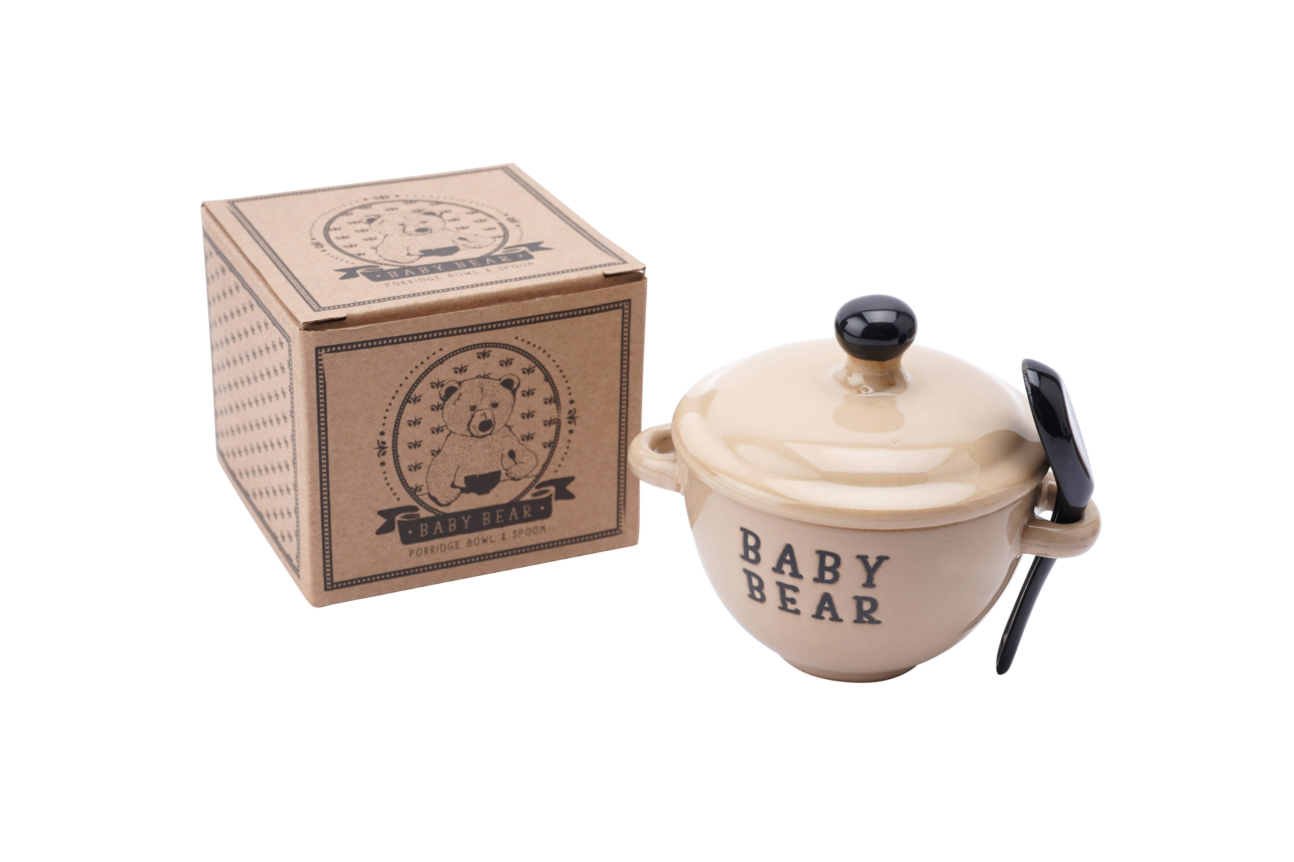 Farmhouse 'Baby Bear' Porridge Bowl and Spoon