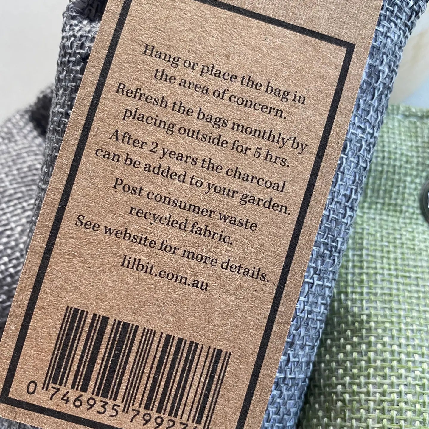 Activated Charcoal Home Deodoriser Bags