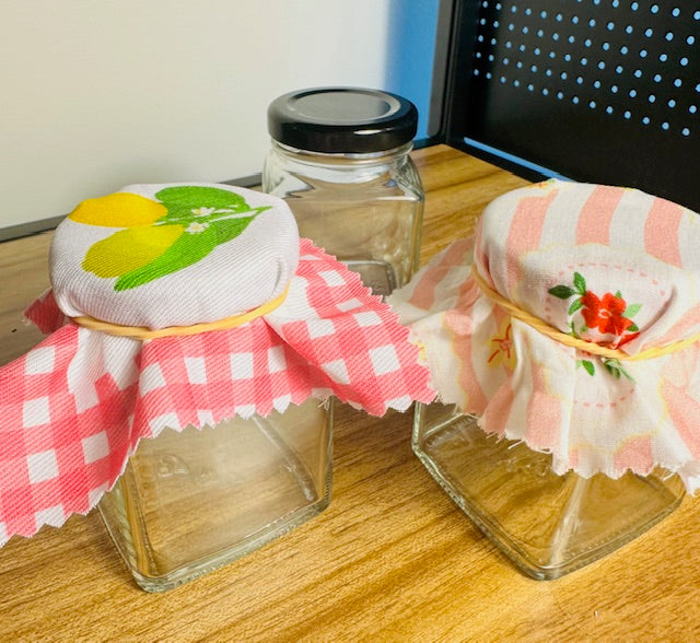 Fabric jar covers the eumundi trading co