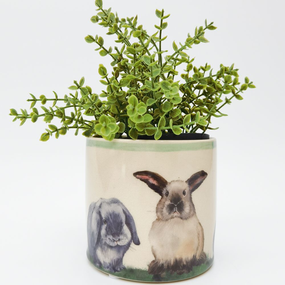 Bunny Indoor Ceramic Pot