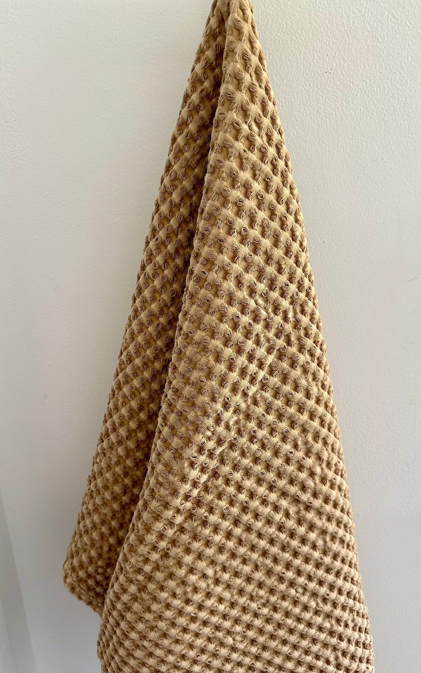 Farmhouse Organic Cotton Tea towels Caramel