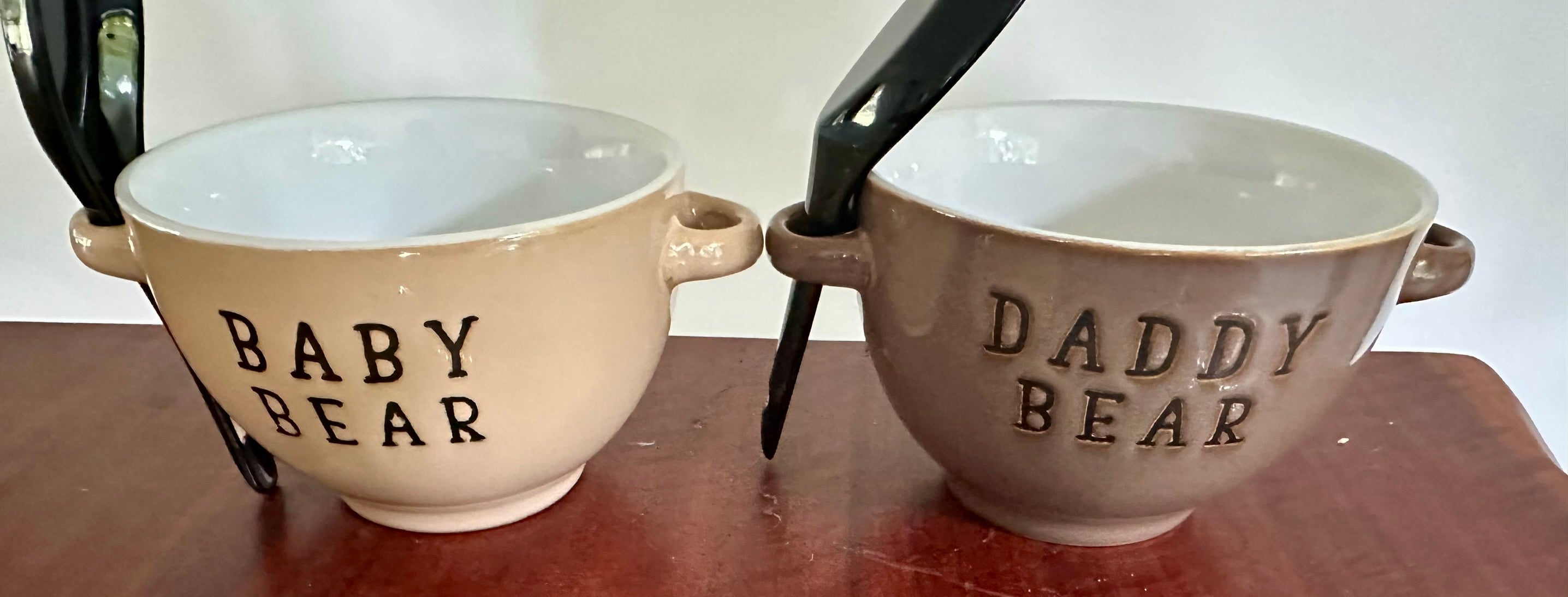 Farmhouse 'Daddy Bear' Porridge Bowl and Spoon