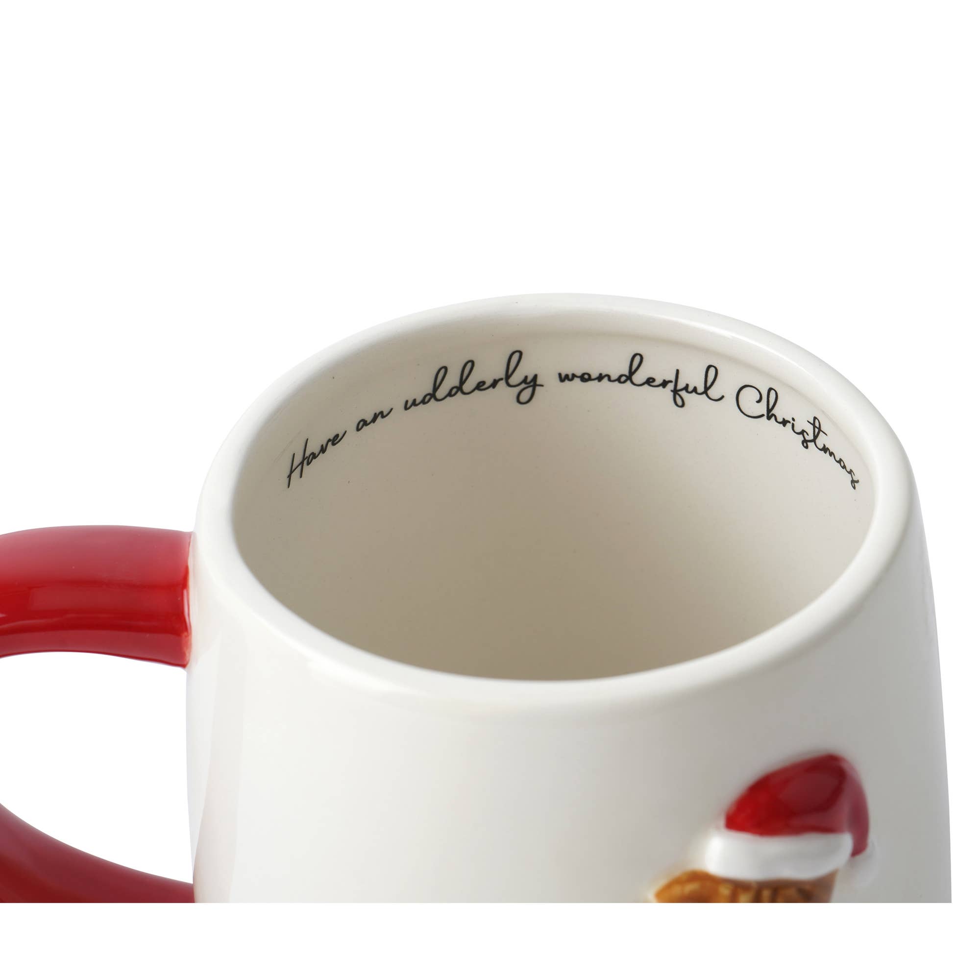 Farmhouse highland cow christmas mug