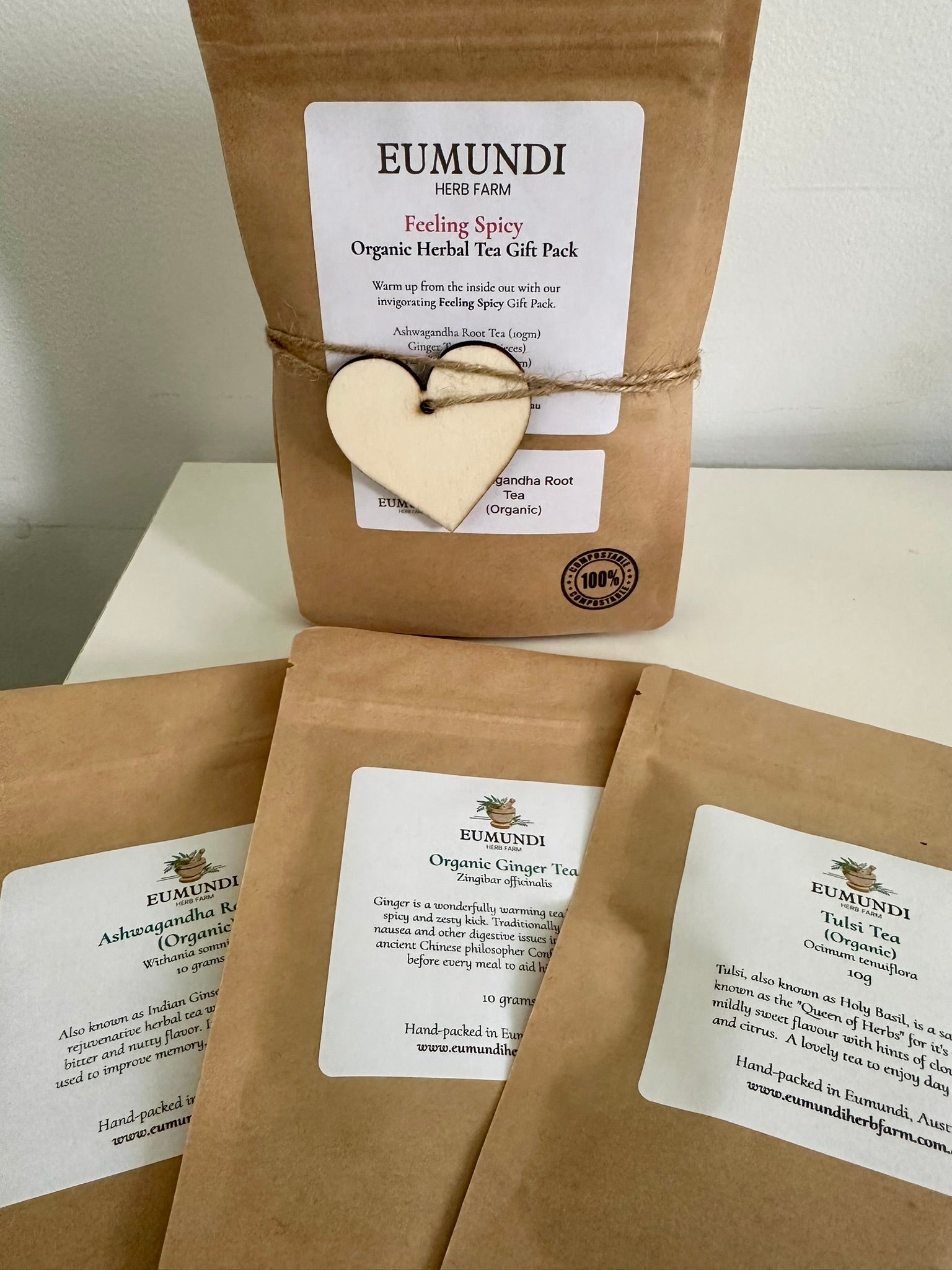 Tea Lovers Gift Packs |  Organic Herbal Tea |  Loose Leaf