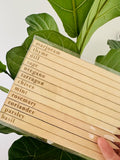 Wooden Herb Plant Markers - Set of 12