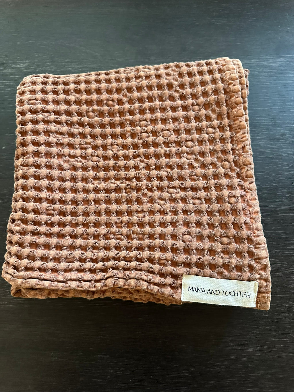 Tea Towel | Organic Cotton Rustic Waffle - Terracotta