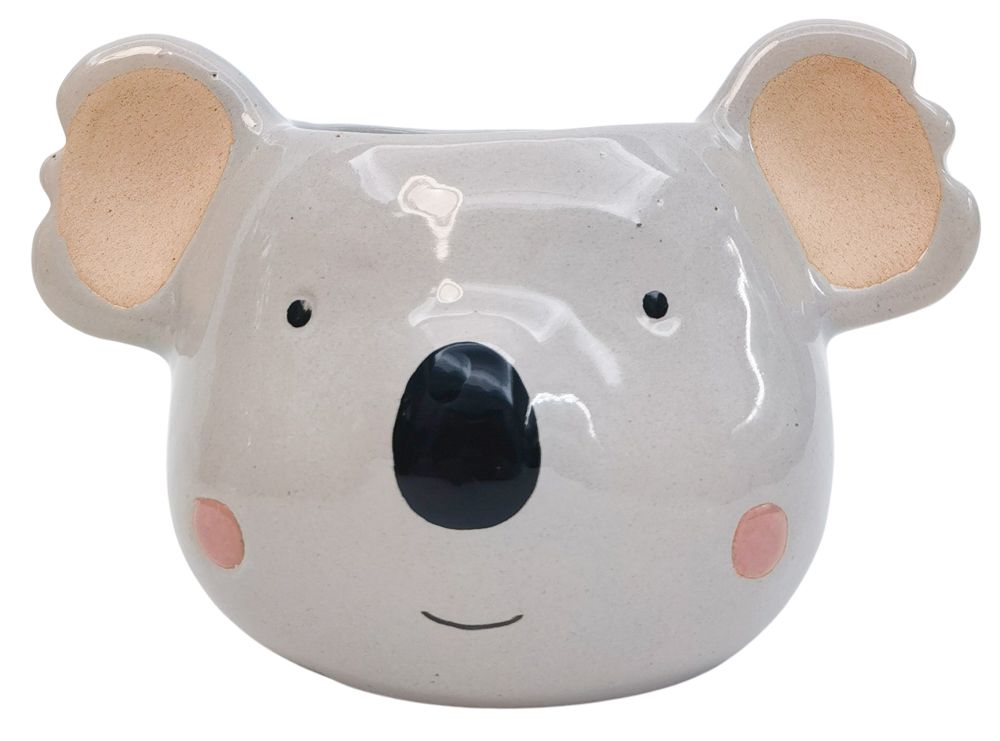 Koala Head Ceramic Pot Planter Australia