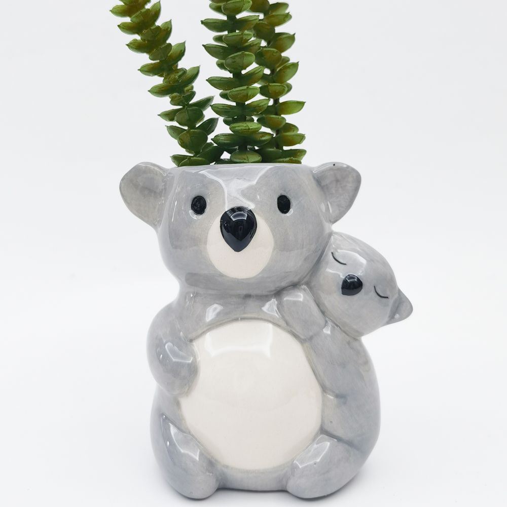 Koala Planter Pot. Australian Gift for Plant Lovers