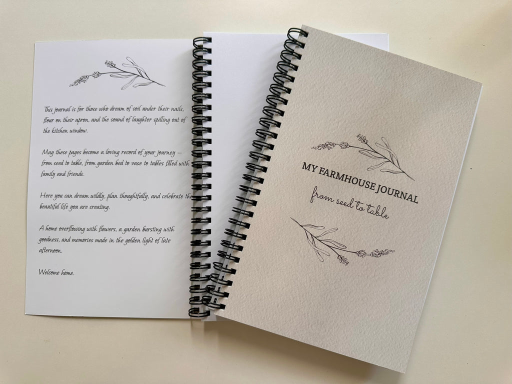My Farmhouse Journal From Seed to Table