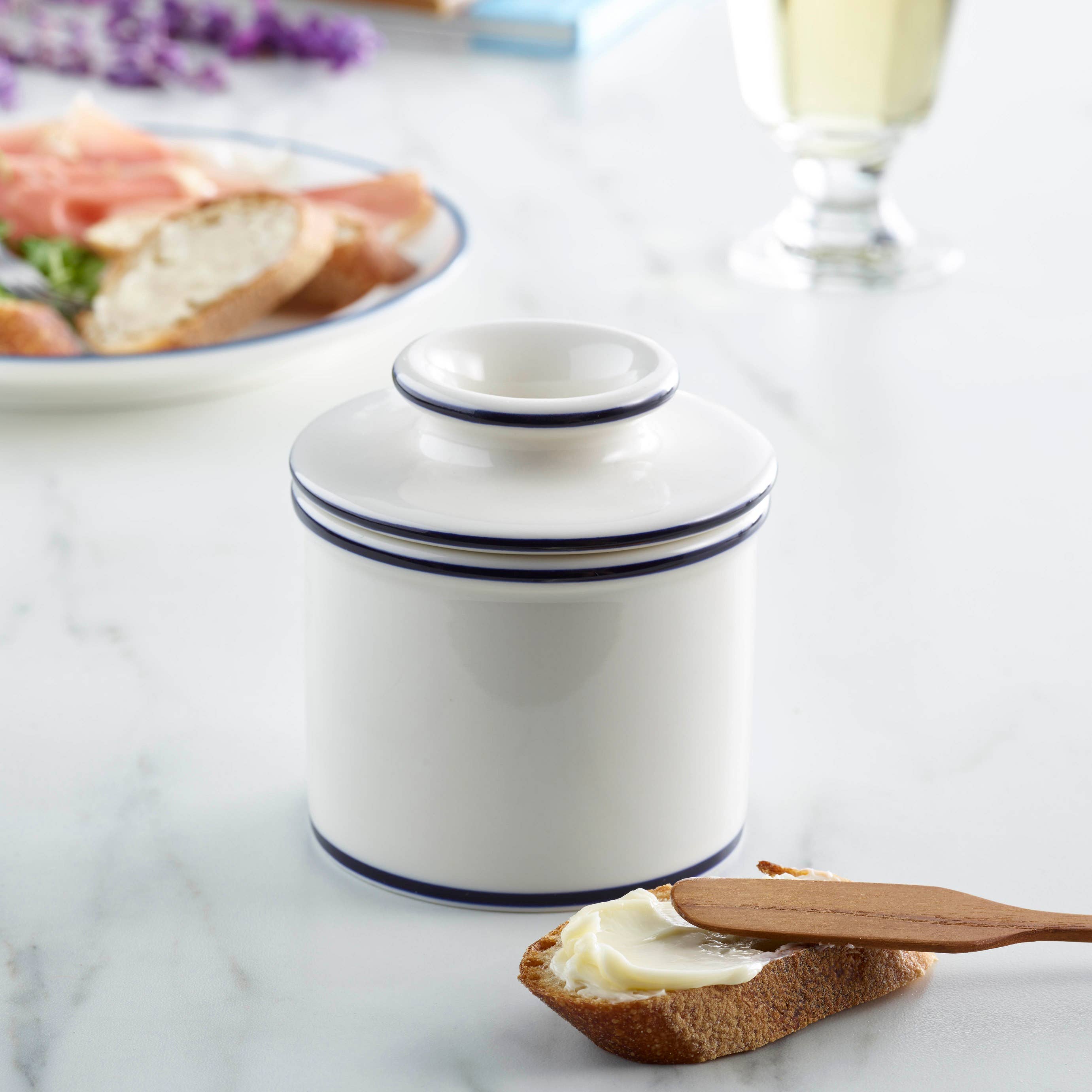 Original Butter Bell Crock White -The Eumundi Trading Co 