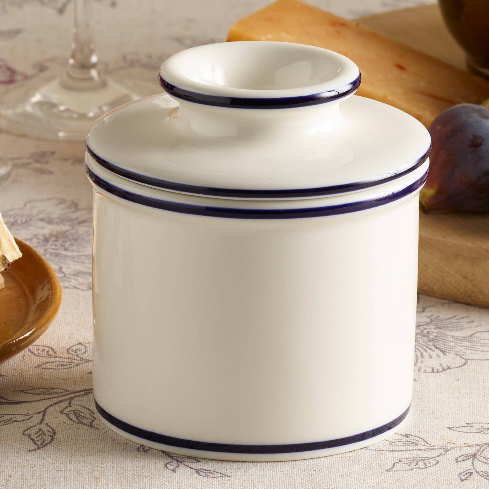 Original Butter Bell Crock White -The Eumundi Trading Co 