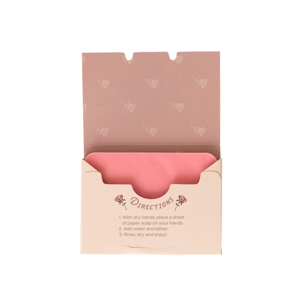 Paper Soap Rose Scent for Travelling The Eumundi Trading Co