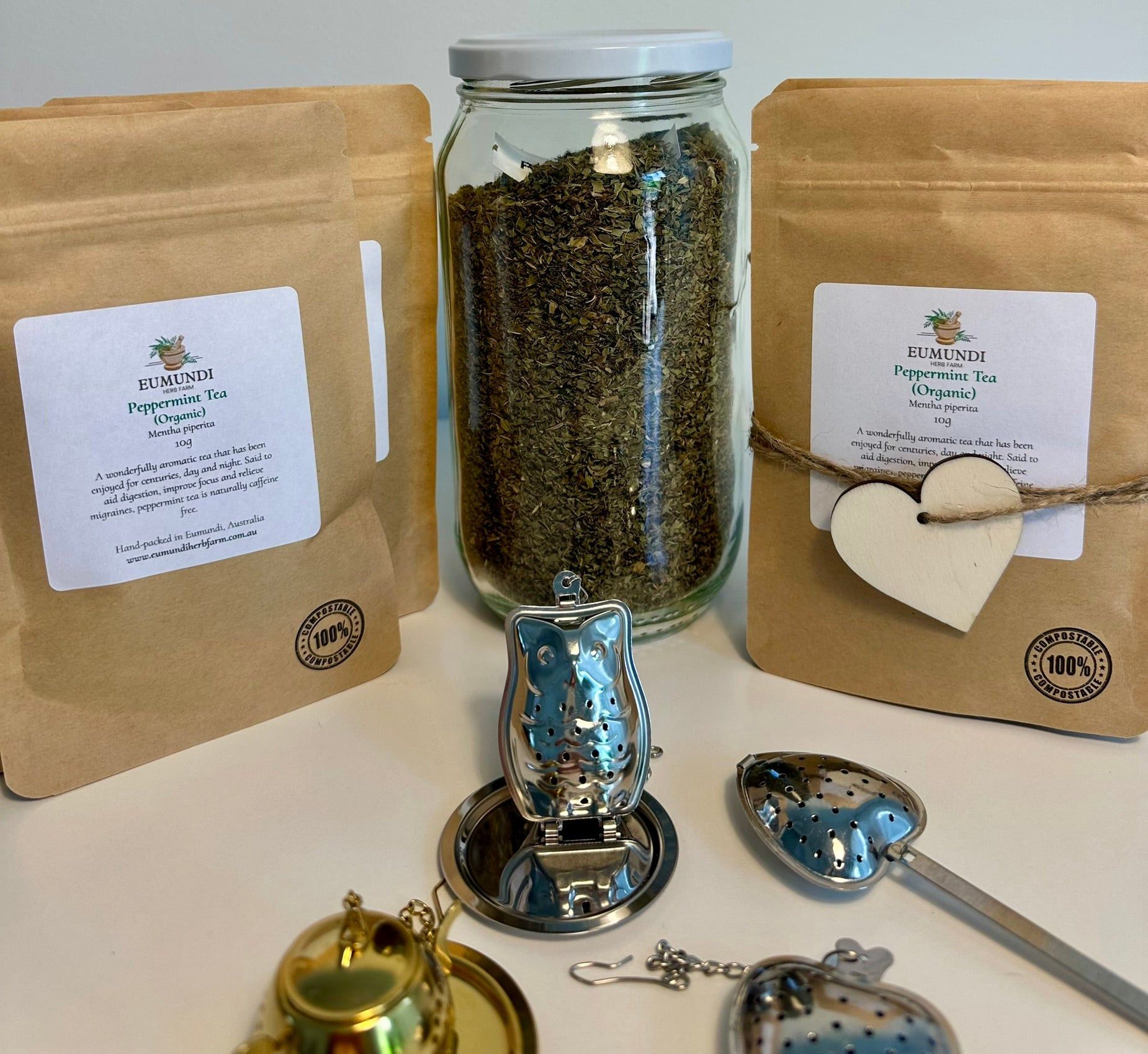Organic Peppermint Tea by Eumundi Herb Farm