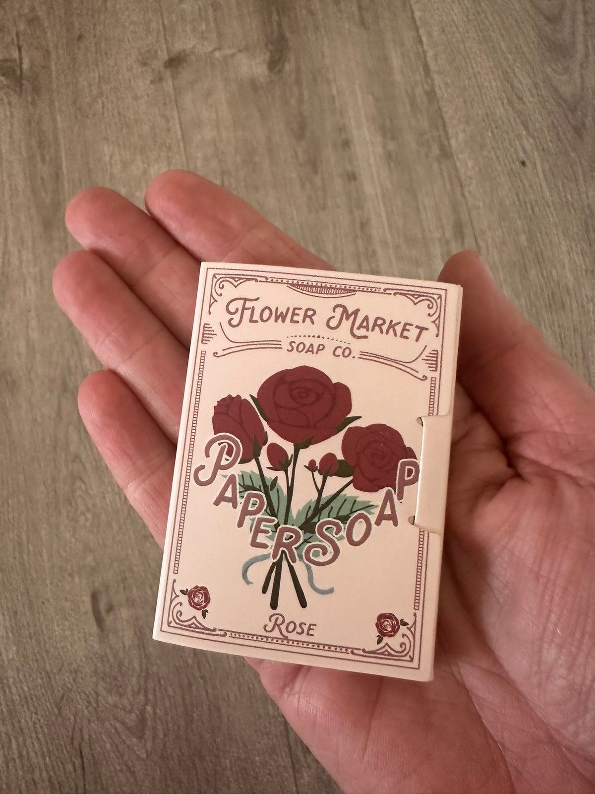 Rose scented paper soap the eumundi trading co travel essentials