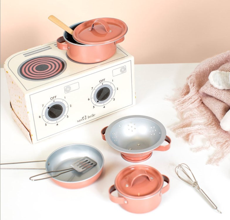 Children’s Enamel Cooking Set | Scattered Stars