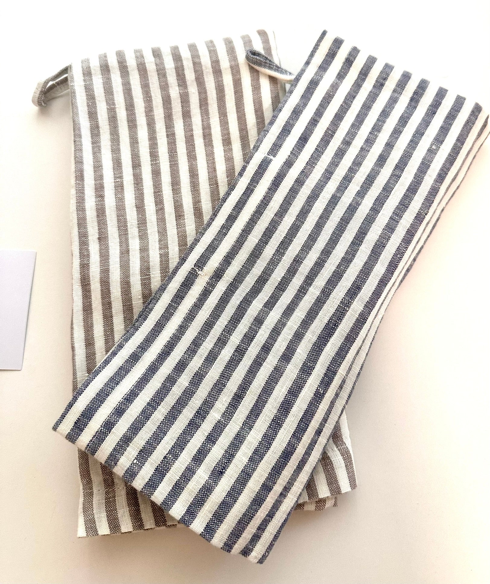 The Bakers Double French Linen Tea Towel Set