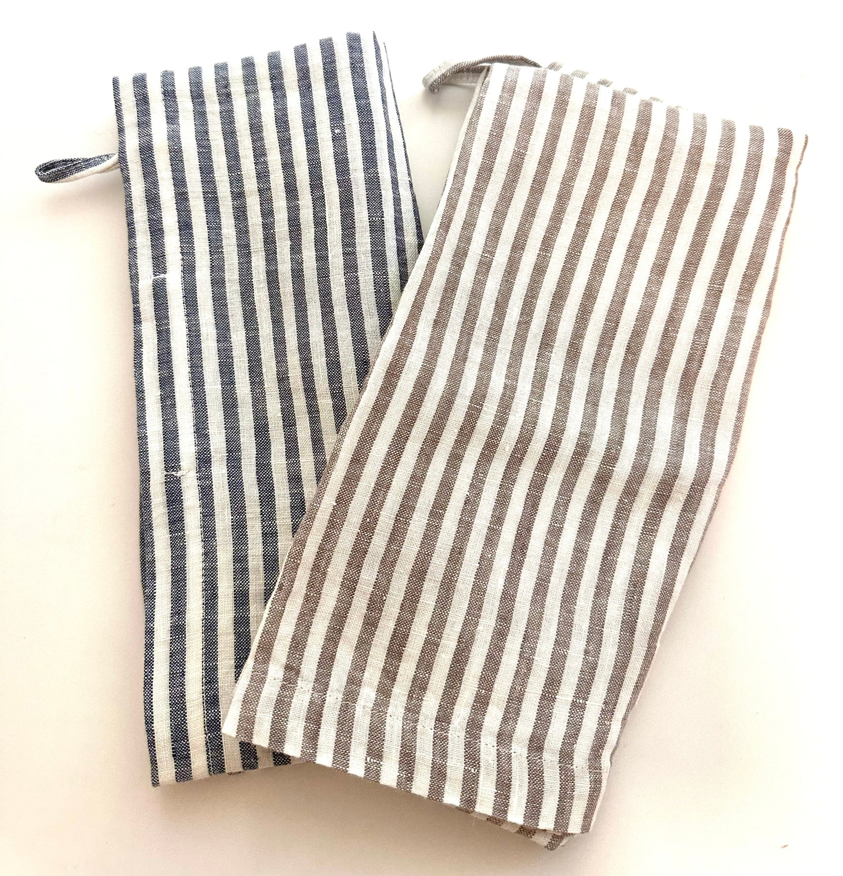 The Bakers Double French Linen Tea Towel Set