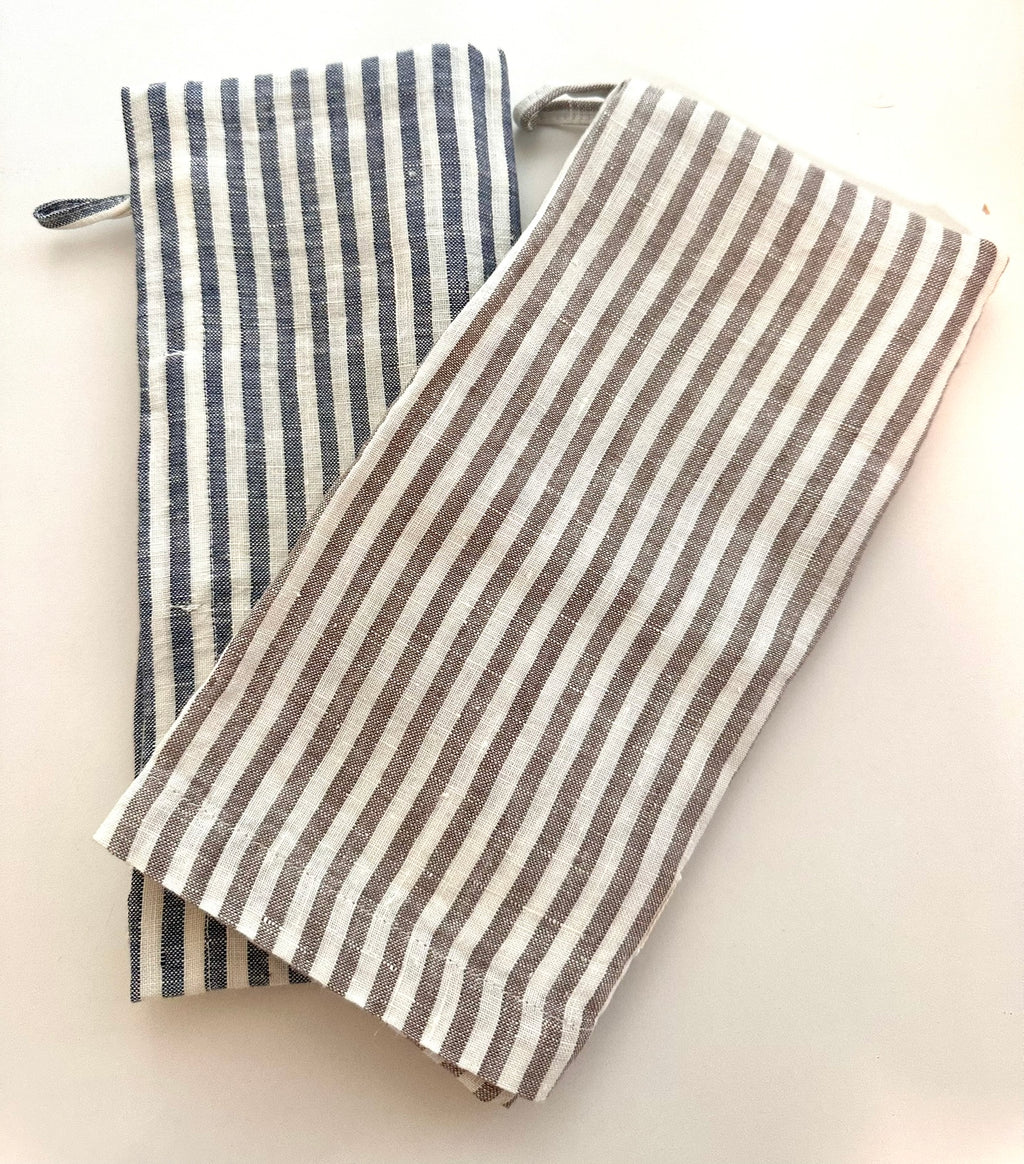 The Bakers Double French Linen Tea Towel Set