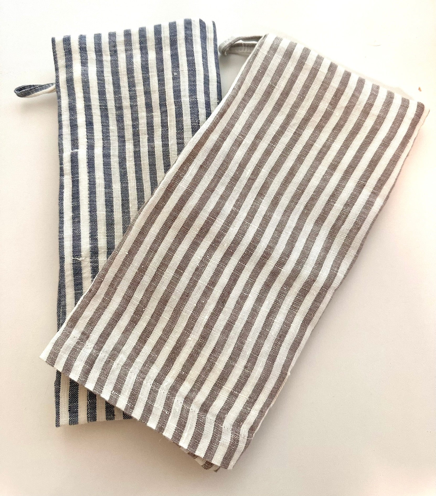 The Bakers Double French Linen Tea Towel Set