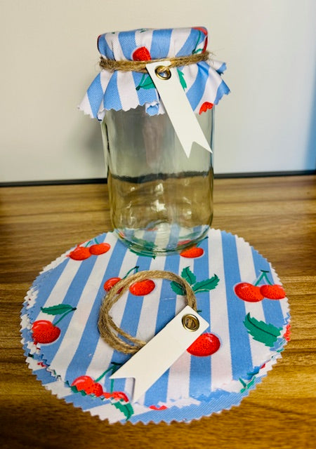 Fabric jar covers