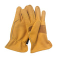 Premium leather gardening gloves