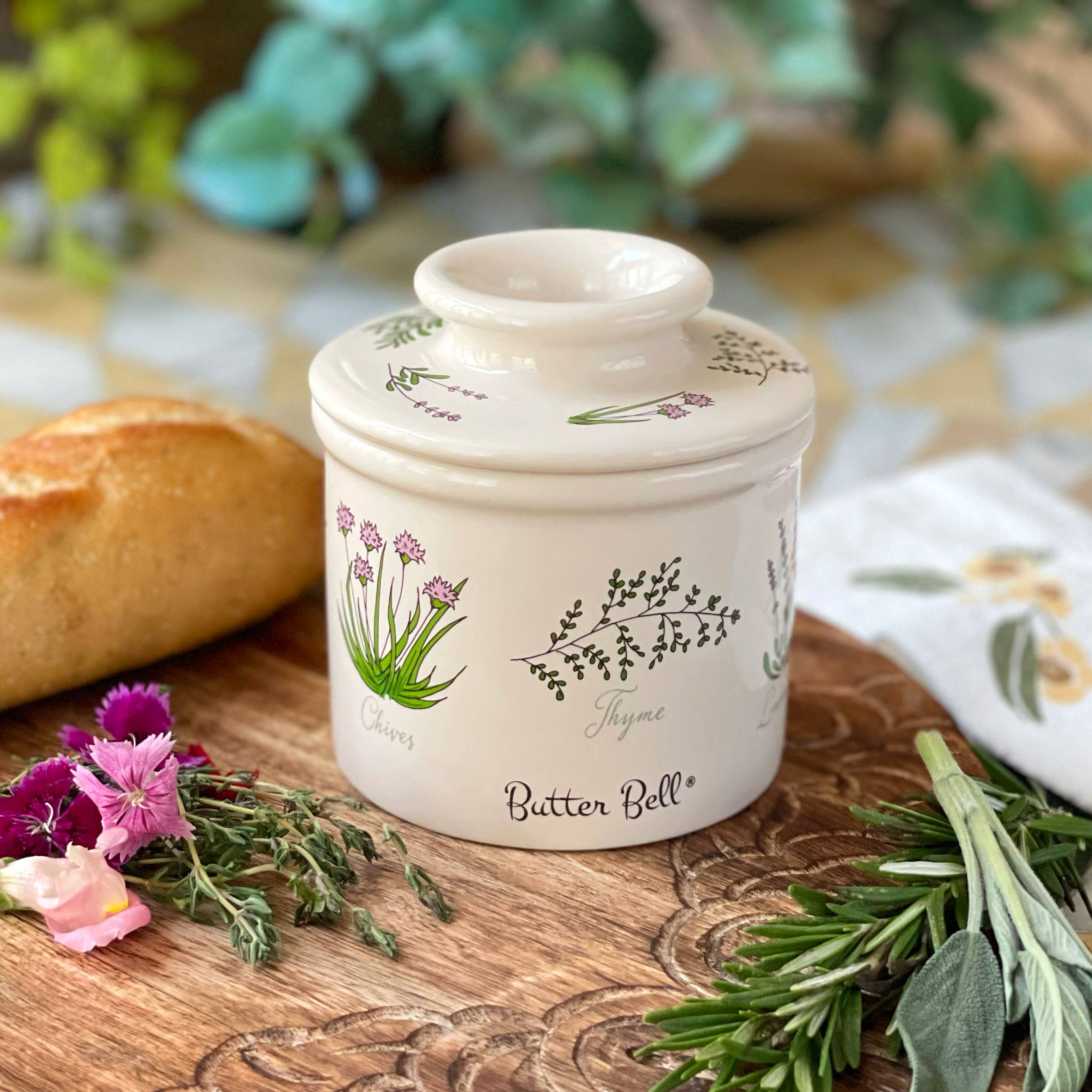 The Original Butter Bell Crock by the Eumundi Trading Co. Chelsea Gardens.