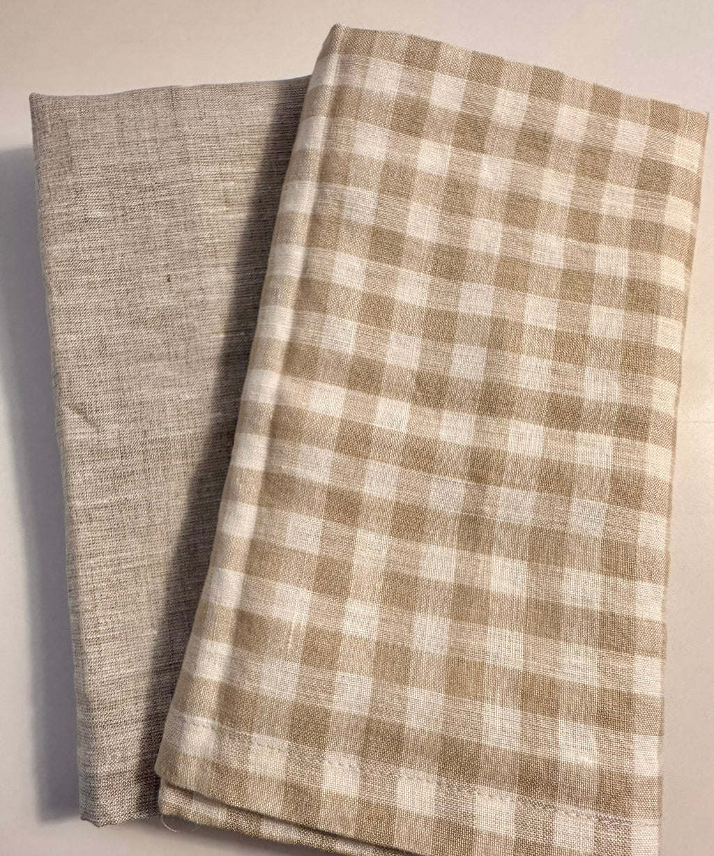 Tea Towel Set | Wheat Belt  | Two x French Linen Tea Towels