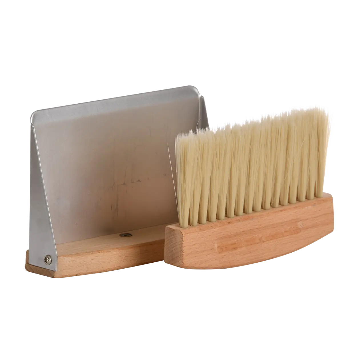 Wooden Table Crumbs  Dustpan and Broom
