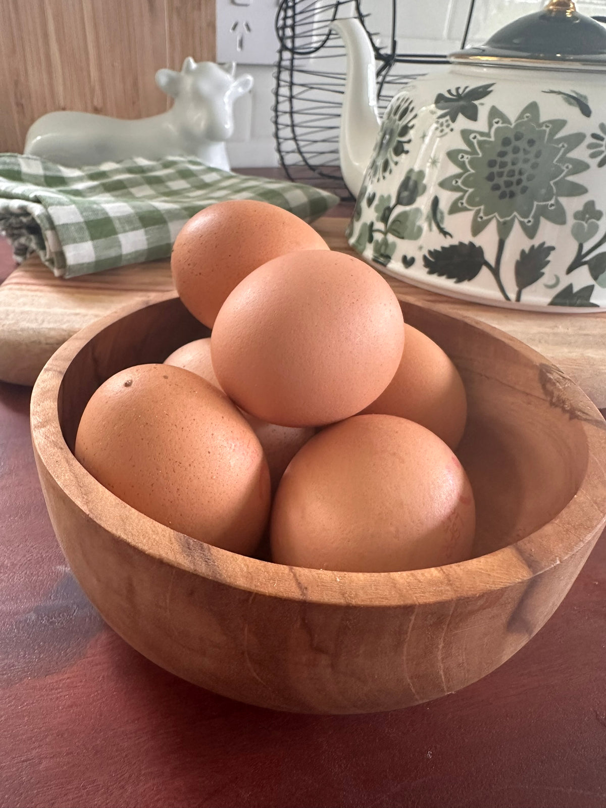 Wooden serving bowls perfect for salads and snacks. The Eumundi Trading Co