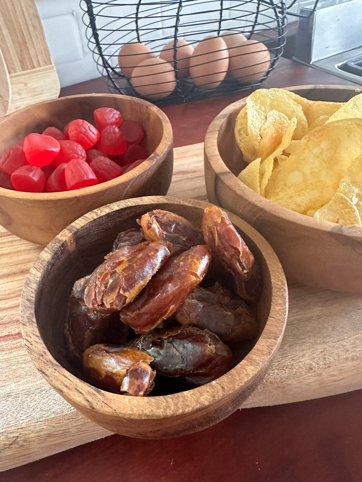 Wooden kitchen bowls perfect for salads and snacks. The Eumundi Trading Co