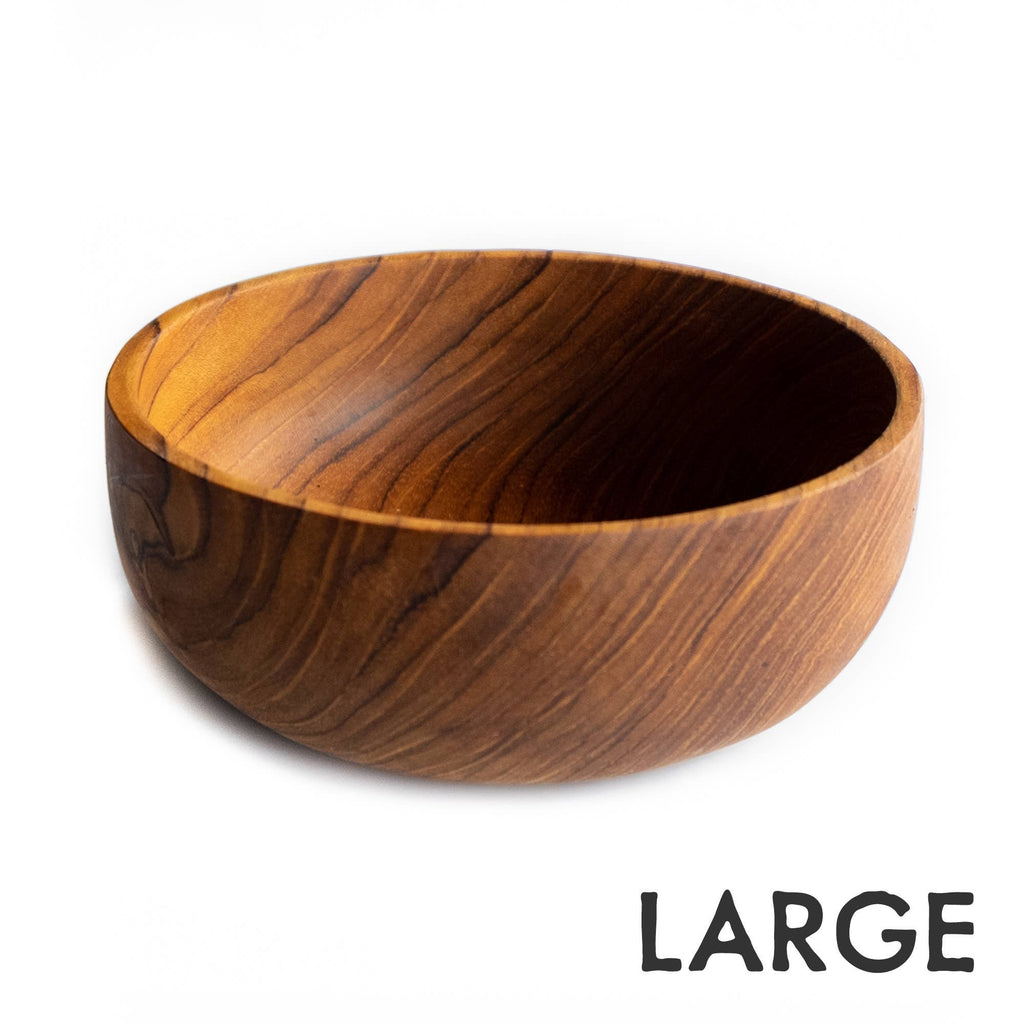 Teak Wooden Bowl Set | Set of 3