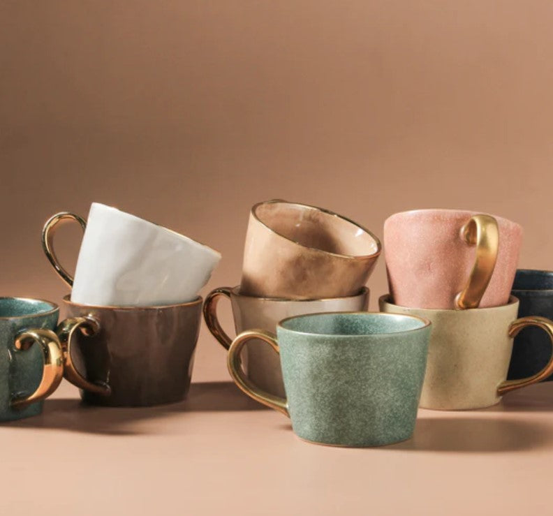 Coffee & Tea Cups | Handmade Ariel Mug in Seamist