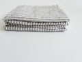 Tea Towel | Pure French Linen - Grey Stripe