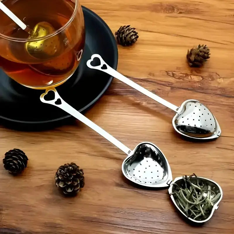 heart shaped tea infuser stainless steel