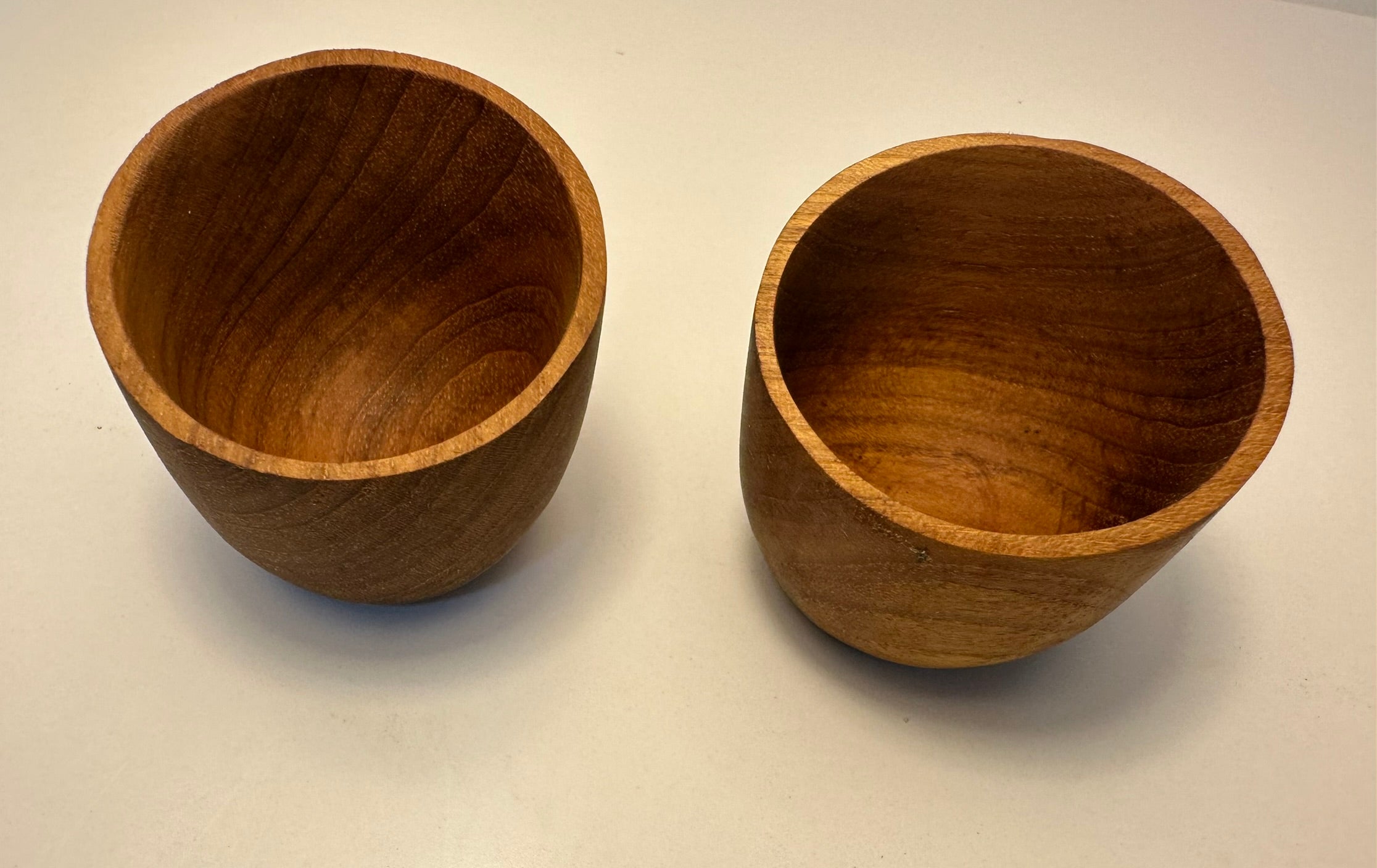 Wooden Salt Cellar & Pepper Dish