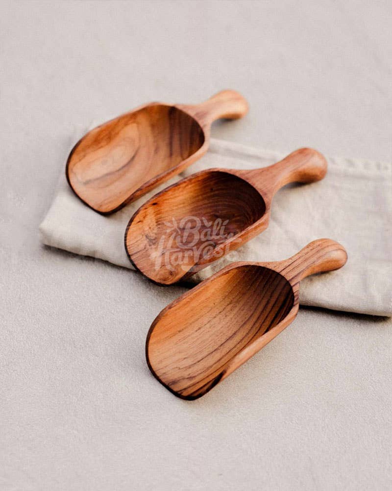 wooden kitchen scoop the eumundi trading co