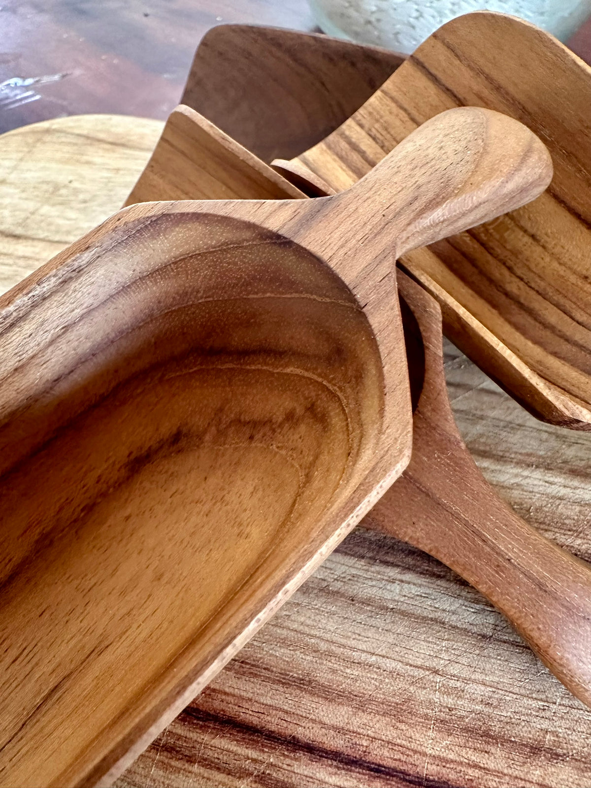 wooden kitchen scoop the eumundi trading co