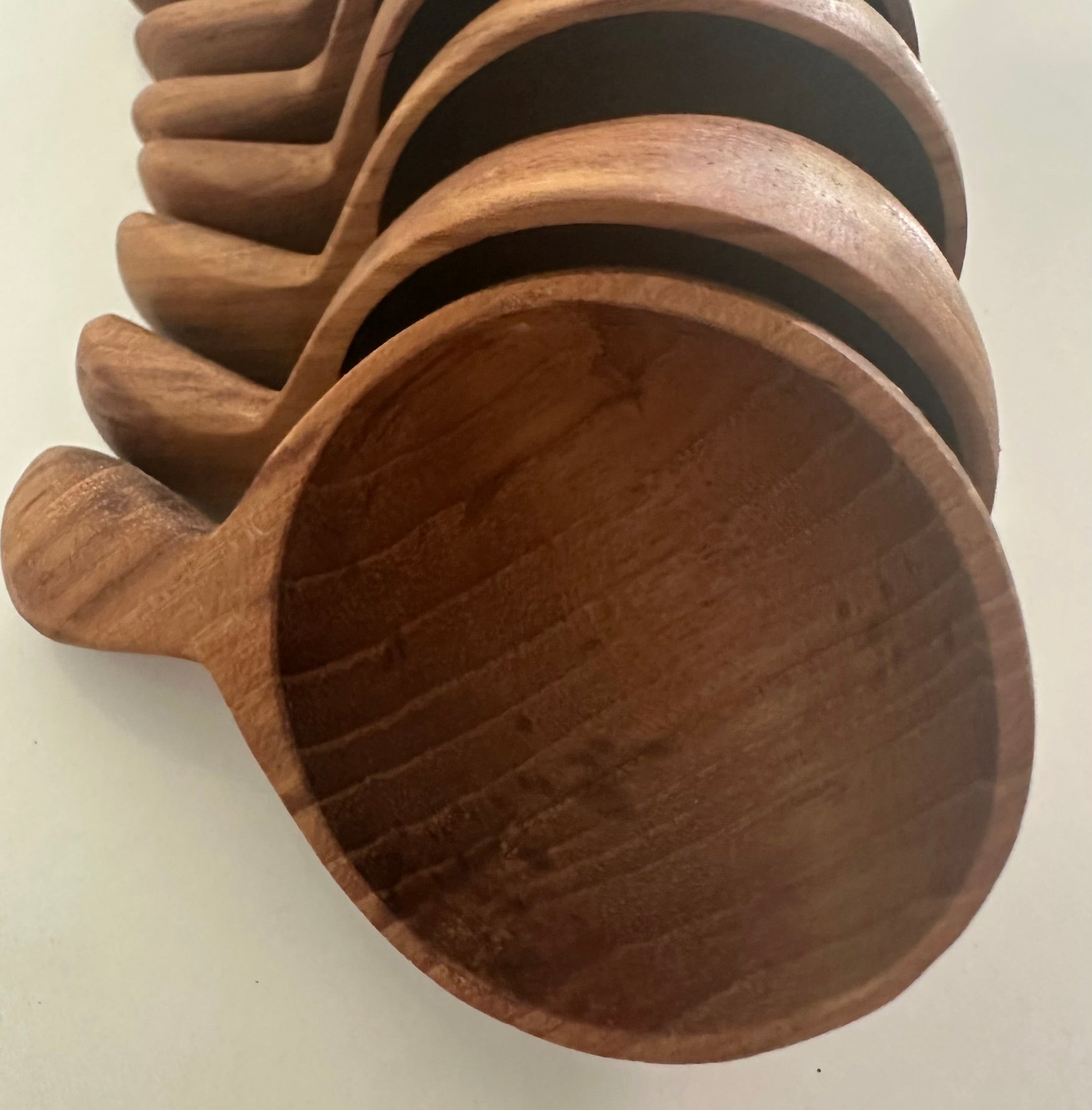 Wooden Kitchen Scoop - curved handle | Rustic Farmhouse Kitchen